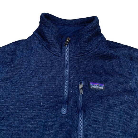 PATAGNOIA Better Sweater 1/4 Zip Jacket Blue - Picture 1 of 6
